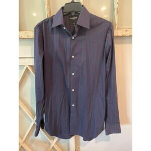 Bonobos mens plaid dress shirt size 16/36 slim fit